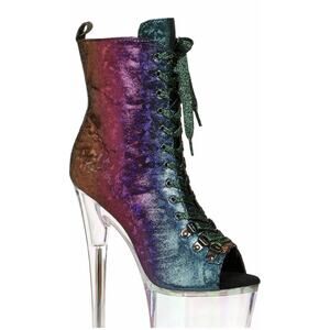 Ellie Shoes Women's 709-amy-mult-11 Ankle Boot Size 12 Box Damaged